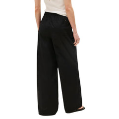 Tommy Hilfiger Legere Hose aus schwarzer Bio-Baumwolle