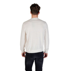 Armani Exchange Weißes Marabu-Sweatshirt