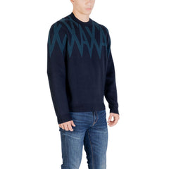 Armani Exchange schwarzes Marabu-Sweatshirt