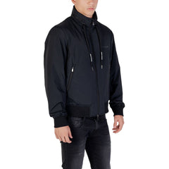 Armani Exchange Schwarze Bomberjacke aus Polyamid