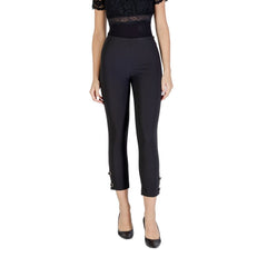 Rinascimento Schwarze Freizeit-Hose aus Polyester