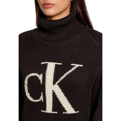 Calvin Klein Jeans Schwarzes Baumwoll-Sweatshirt