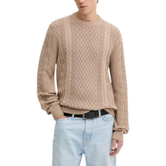 Tommy Hilfiger Jeans Beiges Sweatshirt aus recycelter Baumwolle