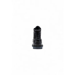 Timberland Black Leather Lace-Up Boots