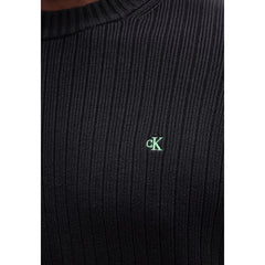 Calvin Klein Jeans Schwarzes Baumwoll-Sweatshirt