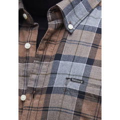 Barbour Hemd aus beiger Baumwolle mit Muster