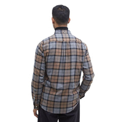 Barbour Hemd aus beiger Baumwolle mit Muster
