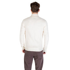 Gianni Lupo Crèmefarbenes Marabou-Sweatshirt