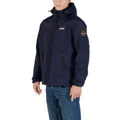 Napapijri Blaue Polyamid-Shell-Jacke