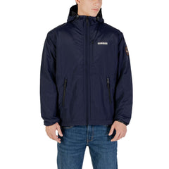 Napapijri Blaue Polyamid-Shell-Jacke