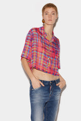 Dsquared² Multicolor Fibres Pattern Shirt