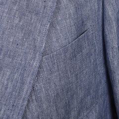 Brunello Cucinelli Blue Linen Blazer