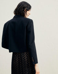 Brunello Cucinelli Black Viscose Blazer