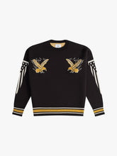 Rhude Schwarzer Kaschmirpullover