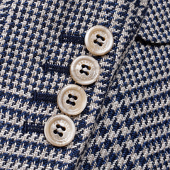 Brunello Cucinelli Blue Linen Coat