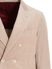 Brunello Cucinelli Beige Cotton Blazer