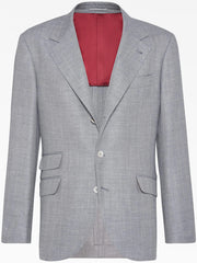 Brunello Cucinelli Gray Wool Blazer