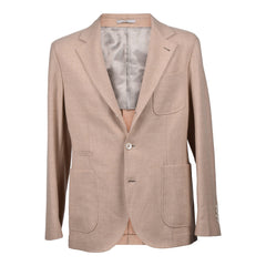 Brunello Cucinelli Beigefarbener Blazer aus Wolle