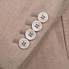 Brunello Cucinelli Beigefarbener Blazer aus Wolle