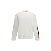 Diesel wit katoenen sweatshirt