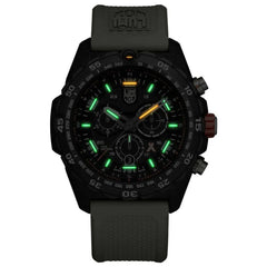 Luminox Sportuhr mit beigem Harzarmband
