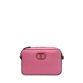 Twinset Pink PU Women Crossbody Bag