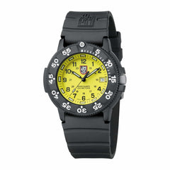 Luminox Schwarze Sportuhr aus Kautschuk
