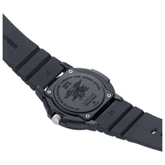 Luminox Schwarze Sportuhr aus Kautschuk
