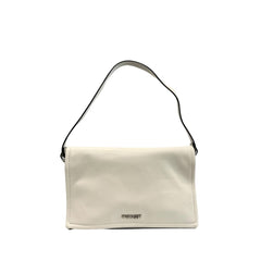 Twinset Weiße PU Damen Umhängetasche