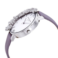 Olivia Burton Armbanduhr aus violettem Kunstleder