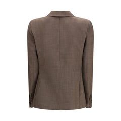 Blazé Milano Brown Wool Blazer