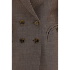 Blazé Milano Brown Wool Blazer