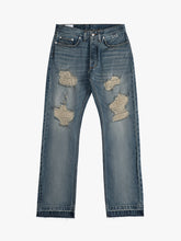 Rhude Blaue Baumwoll-Boyfriend-Jeans