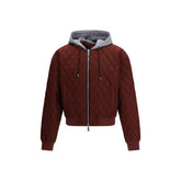 Dsquared² Bomberjacke aus bordeauxfarbenem Stoff