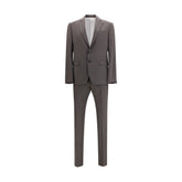 Dsquared² Grau Fleecewolle Zweiteiliger Anzug