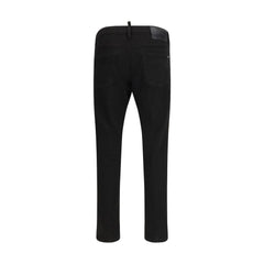 Dsquared² Schwarze Baumwoll-Slim-Fit-Jeans