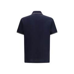 Ferragamo blaues Baumwoll-Polohemd