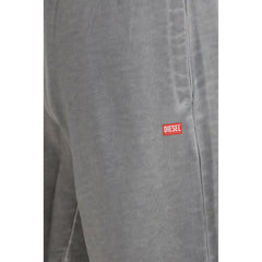 Diesel Gray Cotton Bermuda Shorts