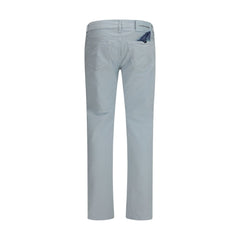 Jacob Cohen Blaue Baumwollhose