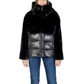 Blauer Black Polyester Mantel