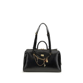 Dolce & Gabbana Schwarze Schultertasche aus Kalbsleder