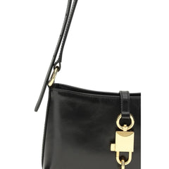 Dolce & Gabbana Schwarze Schultertasche aus Kalbsleder