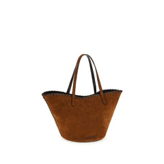 Staud Handtasche aus braunem Kalbsleder (Bos Taurus)