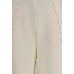 Max Mara Reine Beige Polyamid Flared Hose