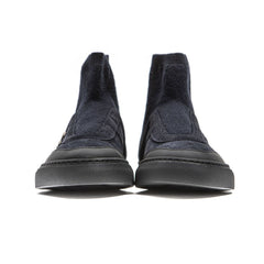 Mr&Mrs Italy Blaue Leder-Damenstiefelette