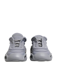 Dolce & Gabbana Gray Slip On Wave Low Top Sneakers