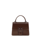 PINKO Brown Goatskin Handbag