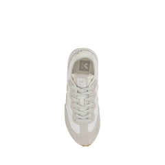 Veja White Rubber Athletic Sneakers