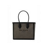 Balmain Bicolor-Baumwoll-Einkaufstasche