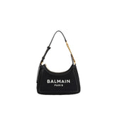 Balmain Black Cotton Shoulder Bag